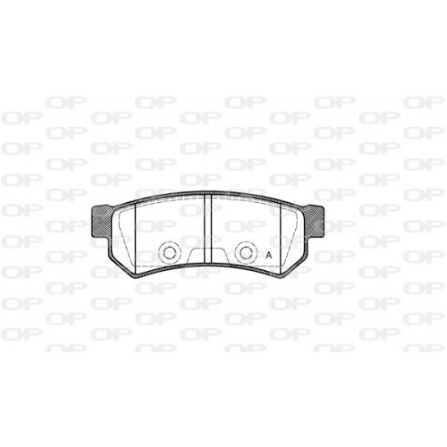 BRAKE PADS OPEN PARTS 1PCS 