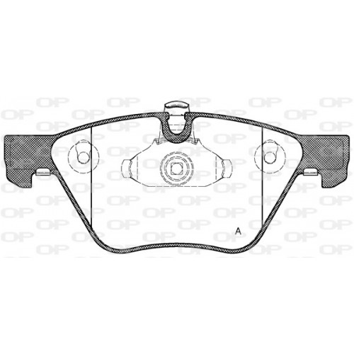 BRAKE PADS OPEN PARTS 1PCS 