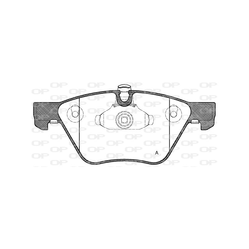 BRAKE PADS OPEN PARTS 1PCS 