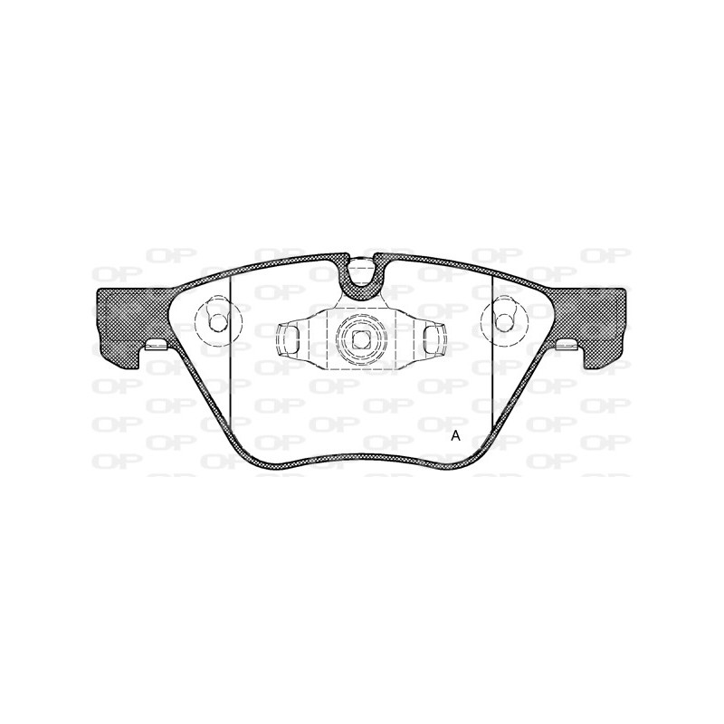 BRAKE PADS OPEN PARTS 1PCS 