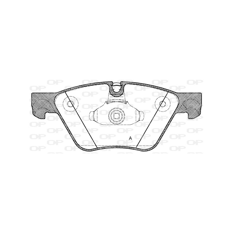 BRAKE PADS OPEN PARTS 1PCS 