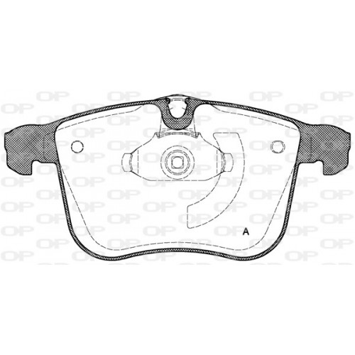 BRAKE PADS OPEN PARTS 1PCS 