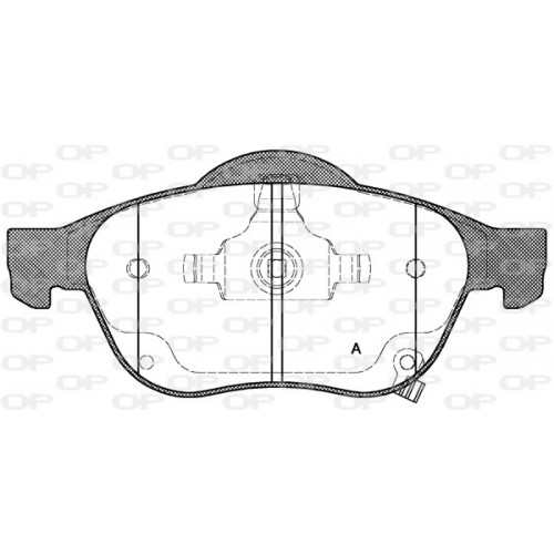 BRAKE PADS OPEN PARTS 1PCS ... 