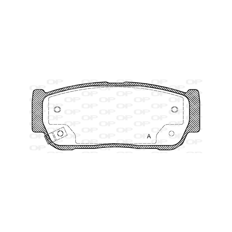 BRAKE PADS OPEN PARTS 1PCS 