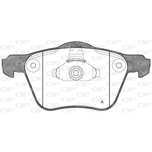 BRAKE PADS OPEN PARTS 1PCS 