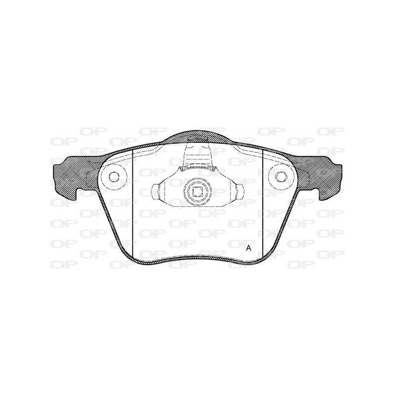 BRAKE PADS OPEN PARTS 1PCS 