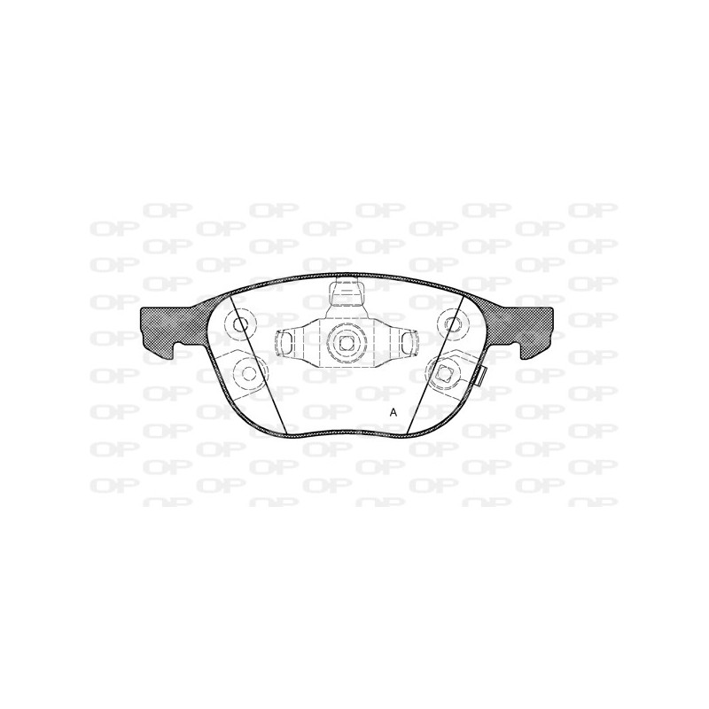 BRAKE PADS OPEN PARTS 1PCS 