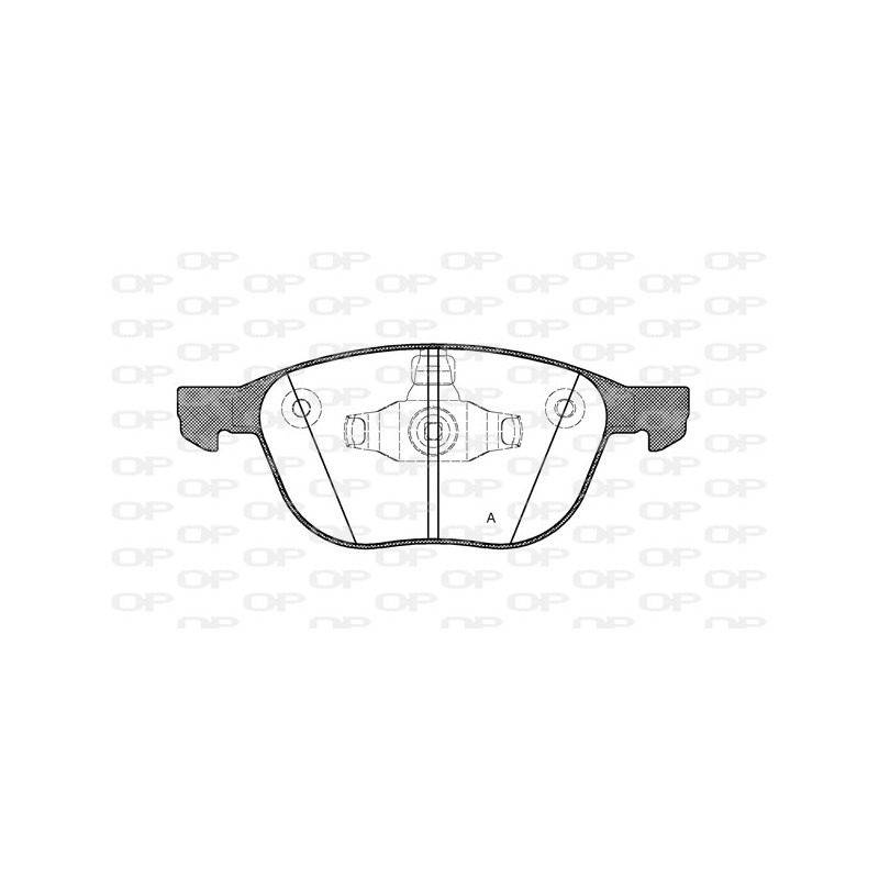 BRAKE PADS OPEN PARTS 1PCS 