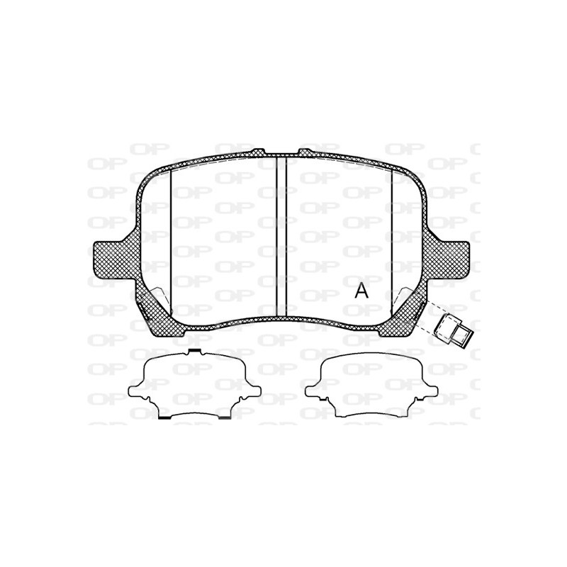 BRAKE PADS OP *ESAURIM 1PCS 