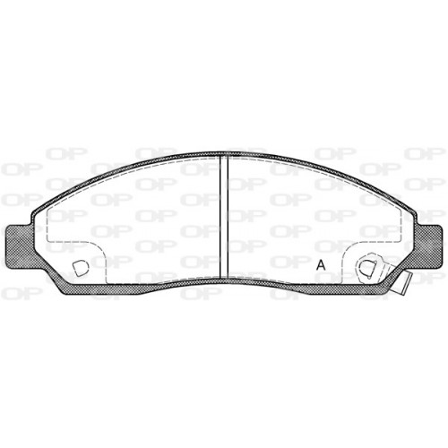 BRAKE PADS OPEN PARTS 1PCS 