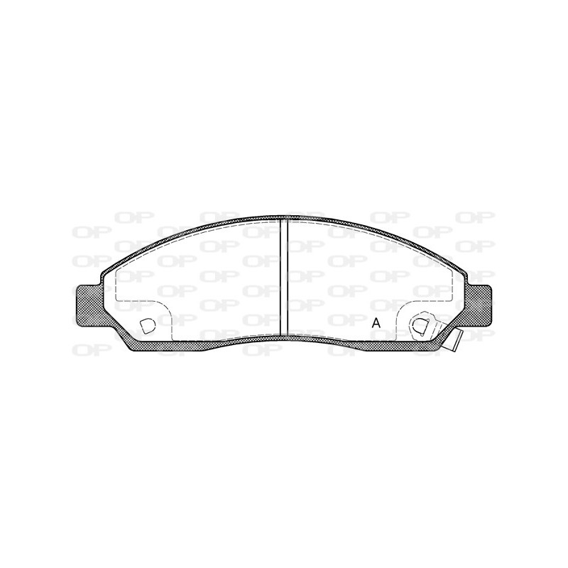 BRAKE PADS OPEN PARTS 1PCS 