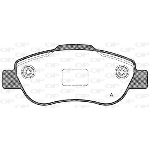 BRAKE PADS OPEN PARTS 1PCS 