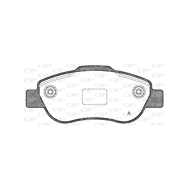 BRAKE PADS OPEN PARTS 1PCS 