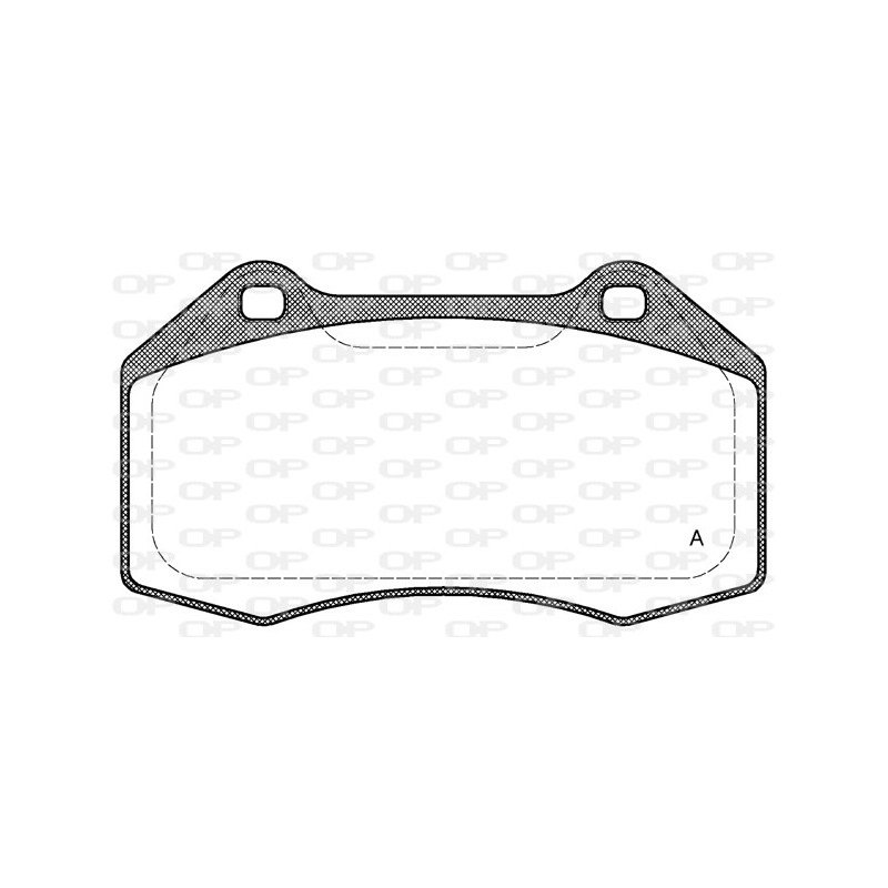 BRAKE PADS OPEN PARTS 1PCS 