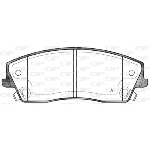 BRAKE PADS OPEN PARTS 1PCS *ESAURIM 