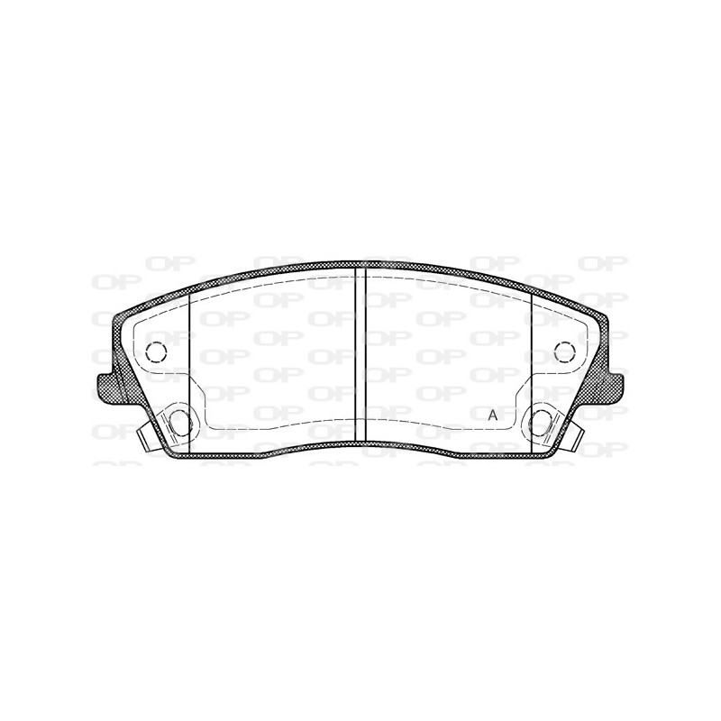 BRAKE PADS OPEN PARTS 1PCS *ESAURIM 