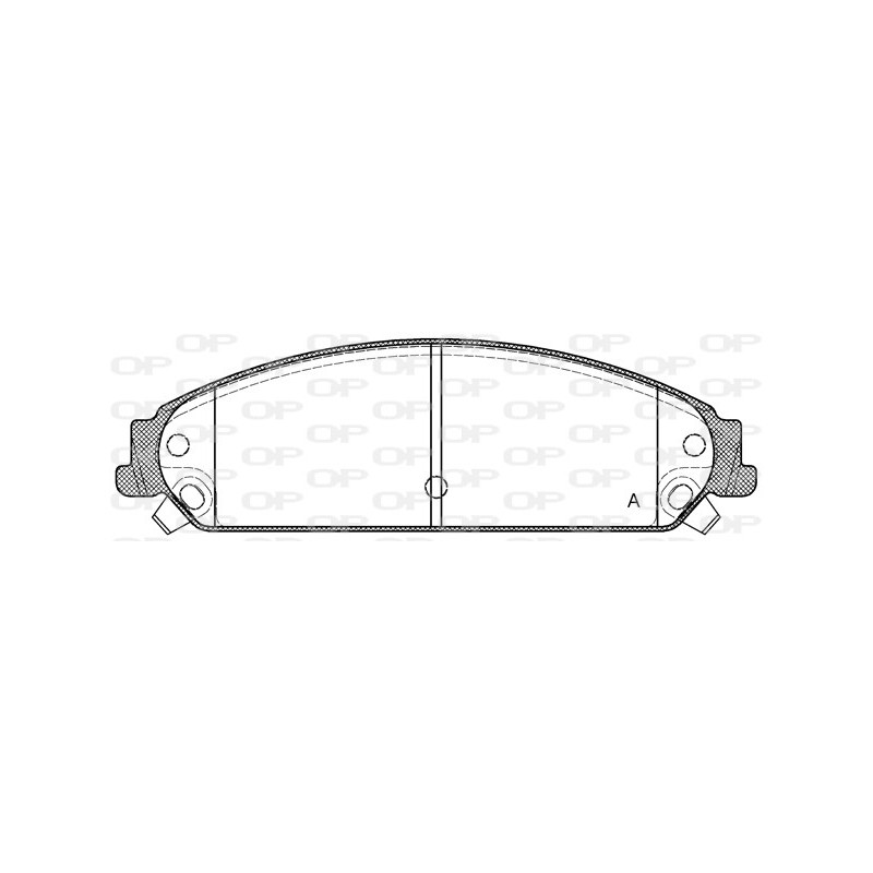 BRAKE PADS OPEN PARTS 1PCS 