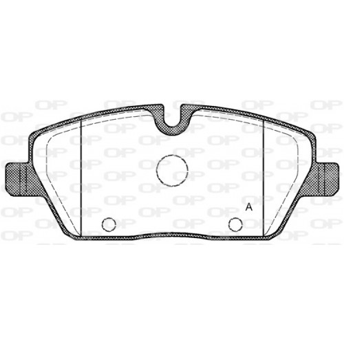 BRAKE PADS OPEN PARTS 1PCS 