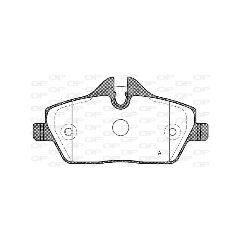 BRAKE PADS OPEN PARTS 1PCS 