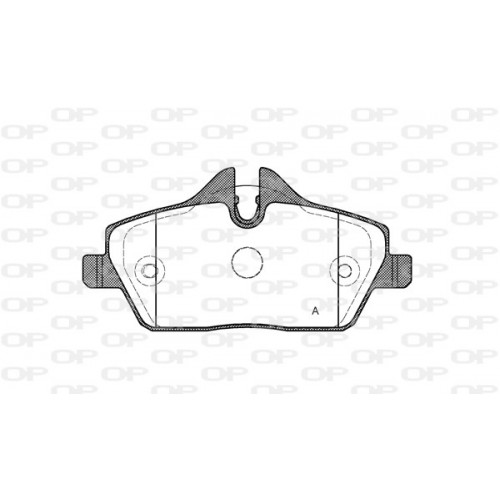 BRAKE PADS OPEN PARTS 1PCS 