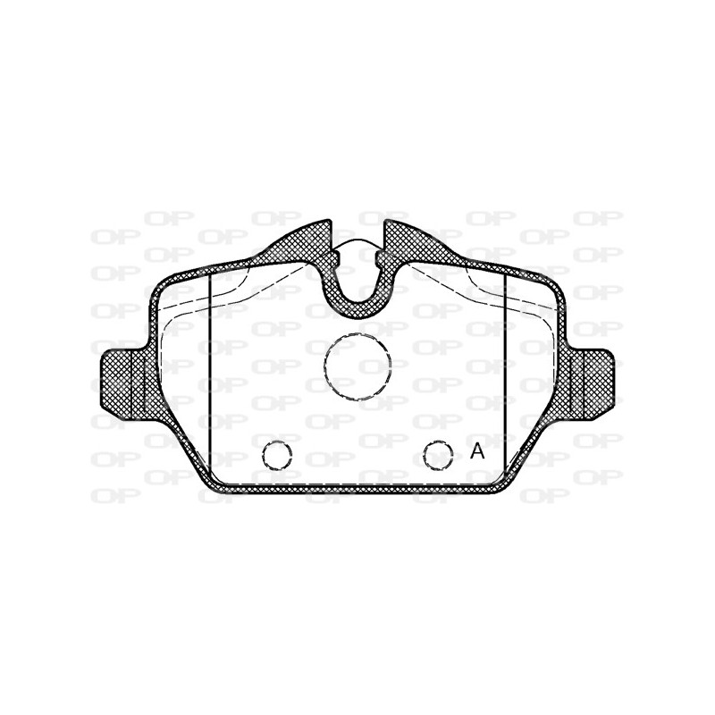 BRAKE PADS OPEN PARTS 1PCS 