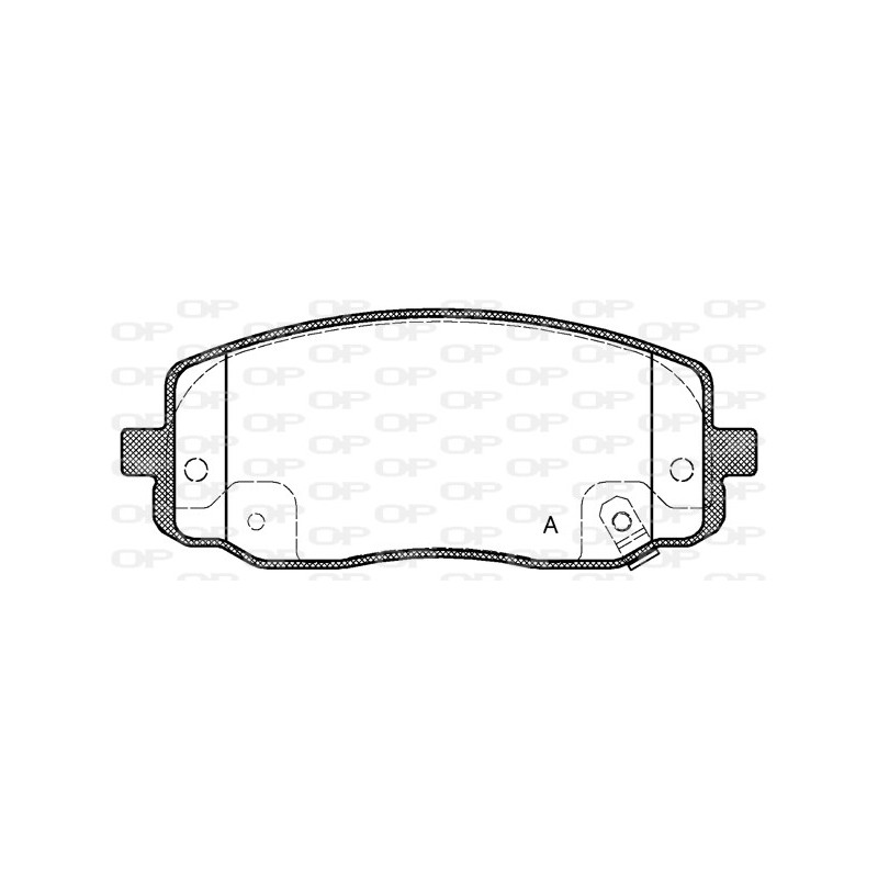 BRAKE PADS OPEN PARTS 1PCS 