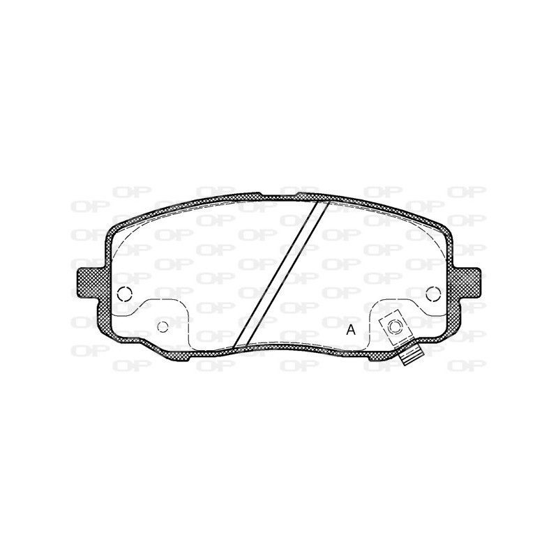 BRAKE PADS OPEN PARTS 1PCS 