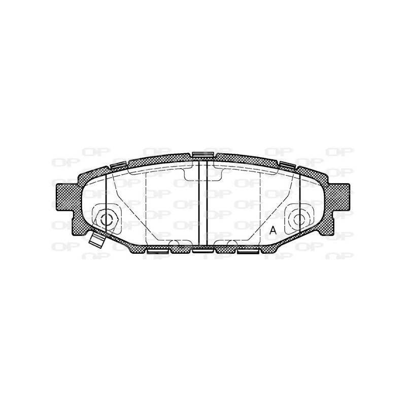 BRAKE PADS OPEN PARTS 1PCS 