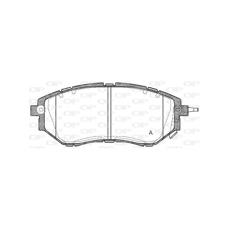 BRAKE PADS OPEN PARTS 1PCS *ESAURIM 