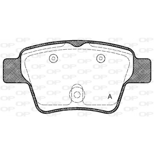 BRAKE PADS OPEN PARTS 1PCS 