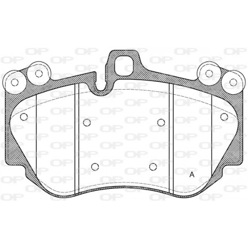 BRAKE PADS OPEN PARTS 1PCS ... 