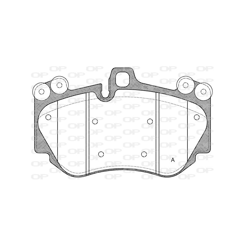 BRAKE PADS OPEN PARTS 1PCS ... 