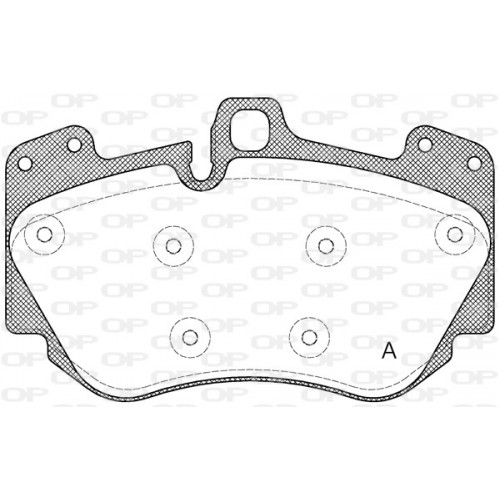 BRAKE PADS OPEN PARTS 1PCS ... 