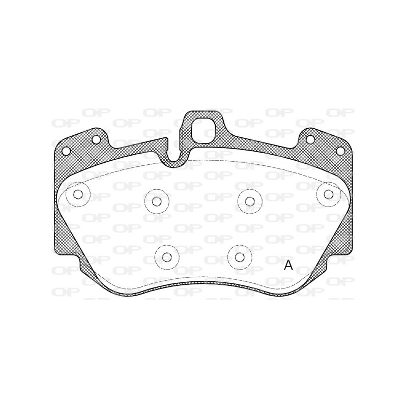 BRAKE PADS OPEN PARTS 1PCS ... 