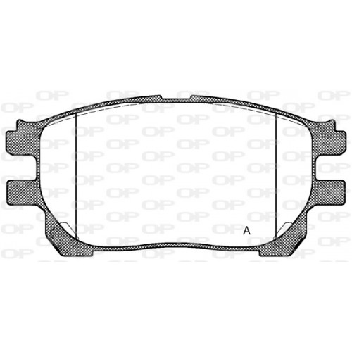 BRAKE PADS OPEN PARTS 1PCS *ESAURIMENTO 