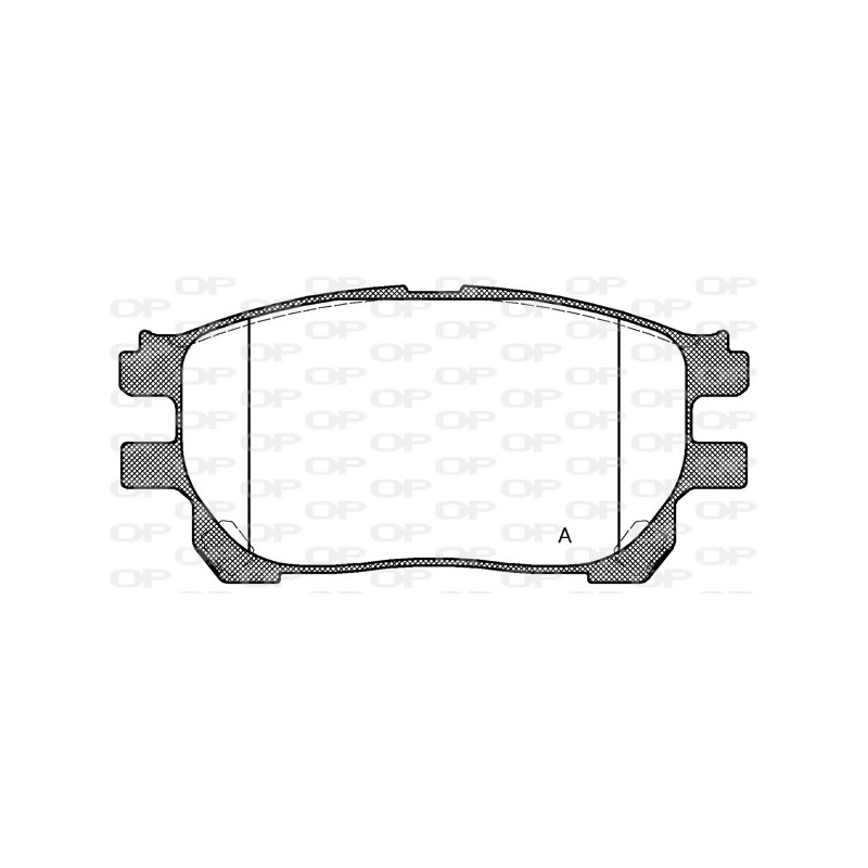 BRAKE PADS OPEN PARTS 1PCS *ESAURIMENTO 