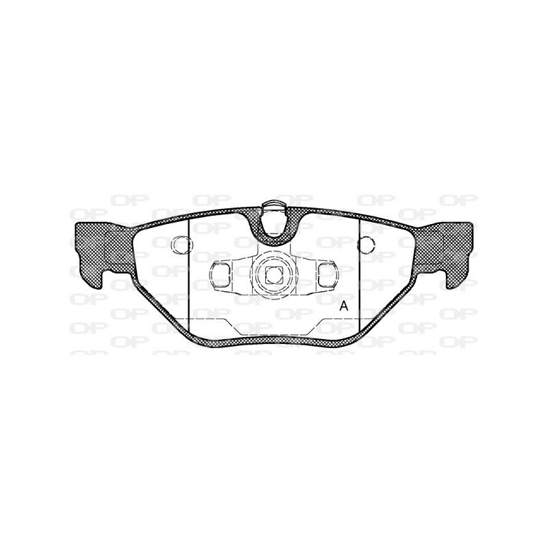 BRAKE PADS OPEN PARTS 1PCS 