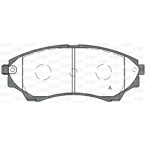 OP BRAKE PADS 1 PC 