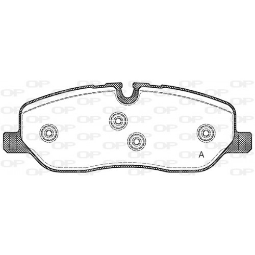 BRAKE PADS OPEN PARTS 1PCS 