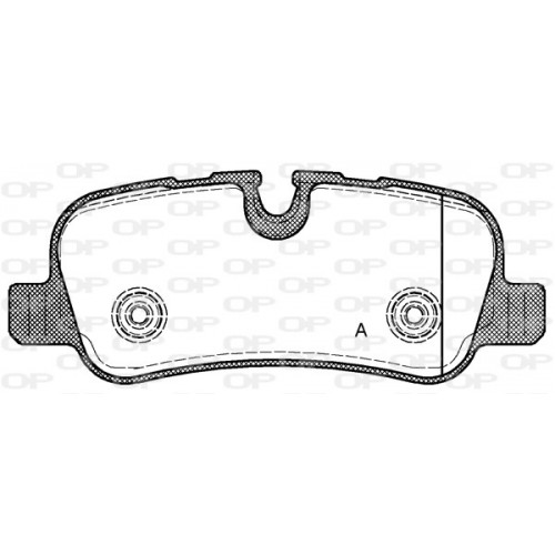 BRAKE PADS OPEN PARTS 1PCS 