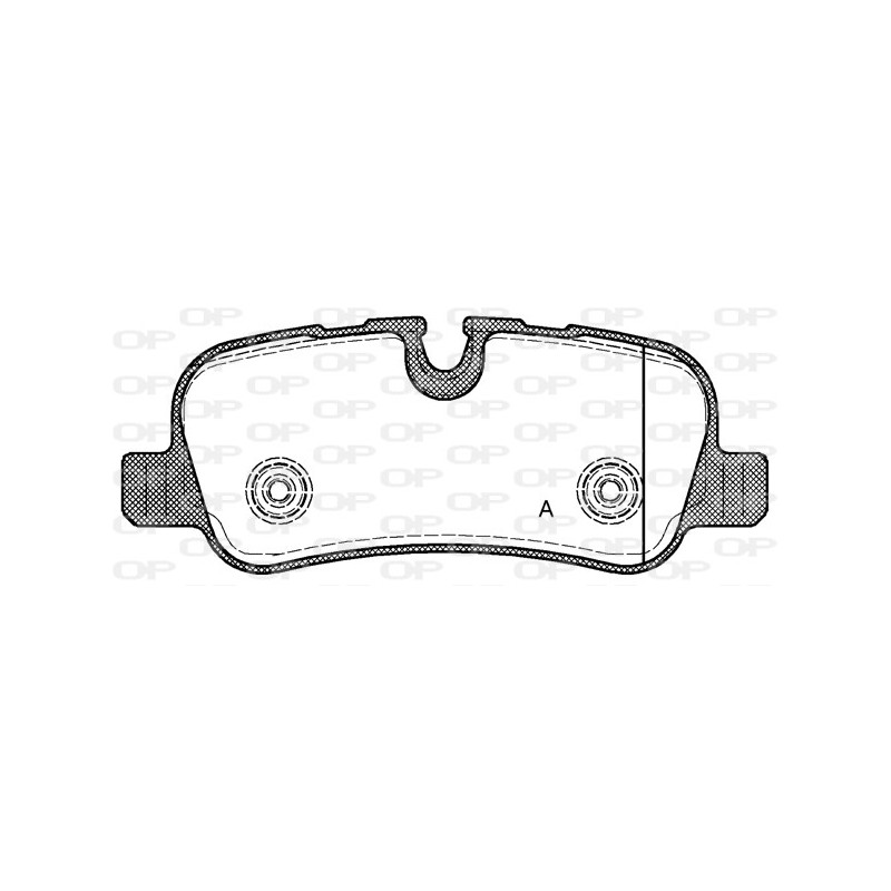 BRAKE PADS OPEN PARTS 1PCS 