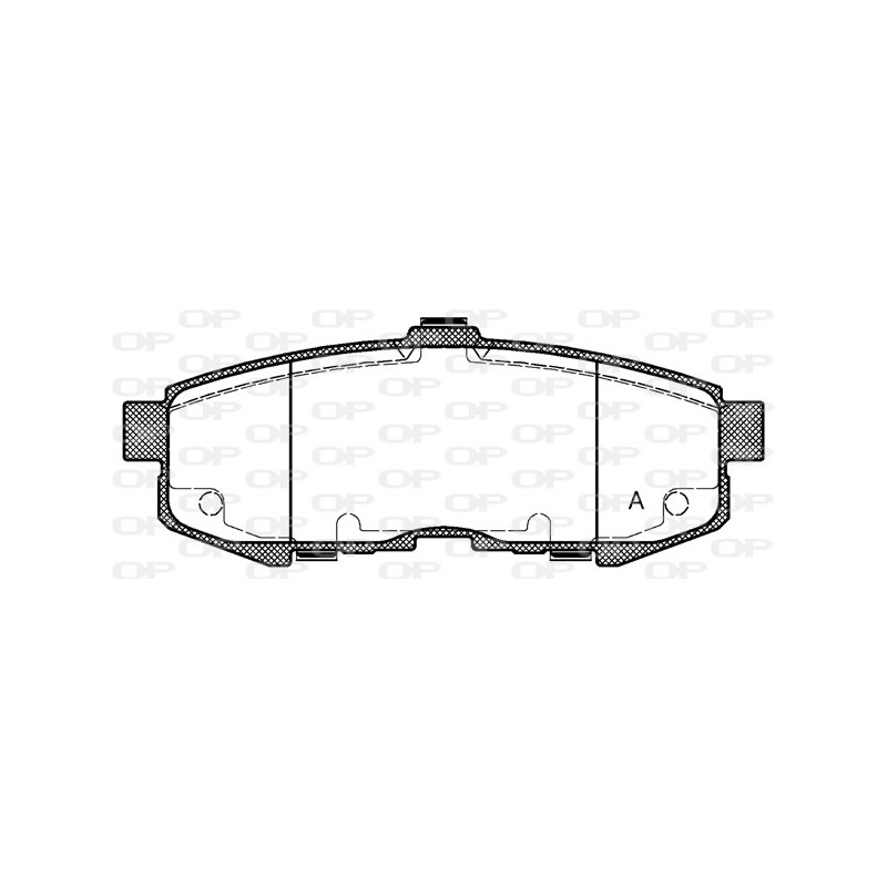 BRAKE PADS OPEN PARTS 1PCS *ESAURIM 