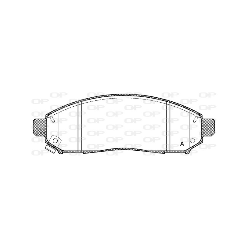 BRAKE PADS OPEN PARTS 1PCS 