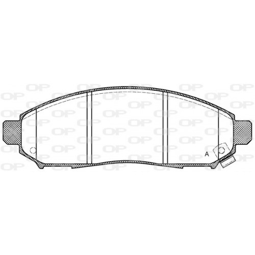 BRAKE PADS OPEN PARTS 1PCS 