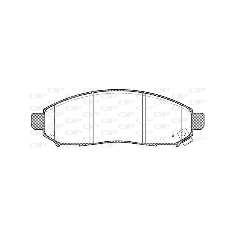 BRAKE PADS OPEN PARTS 1PCS 