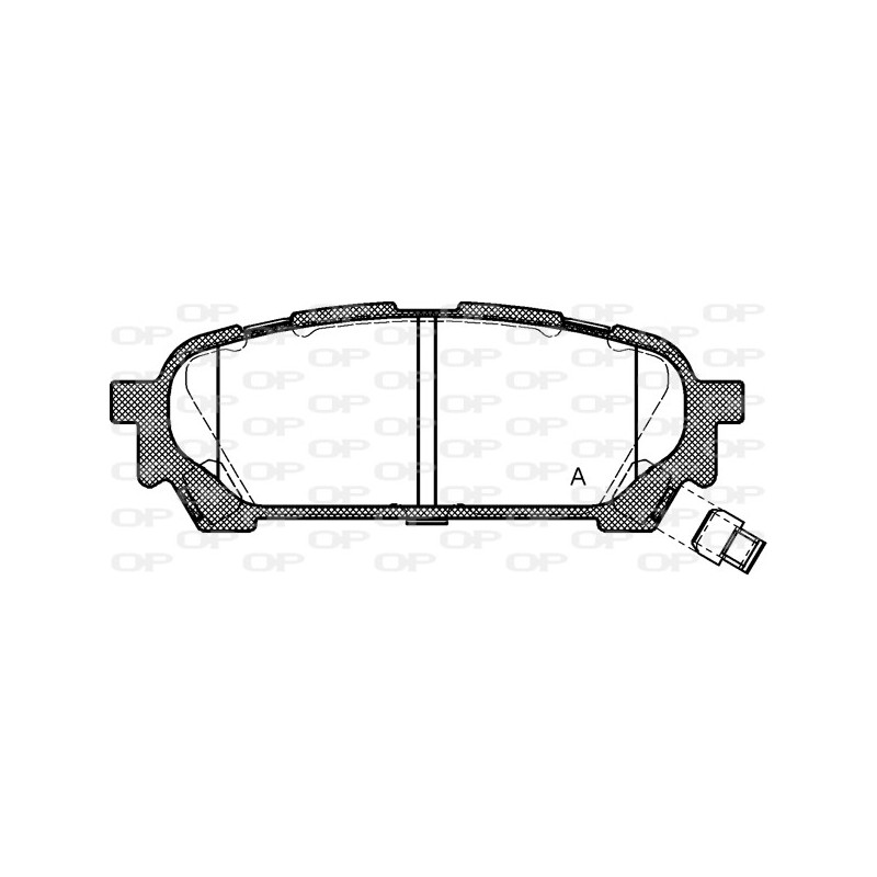 BRAKE PADS OPEN PARTS 1PCS ... 