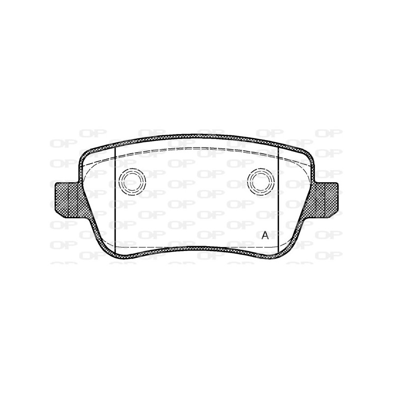 BRAKE PADS OPEN PARTS 1PCS 