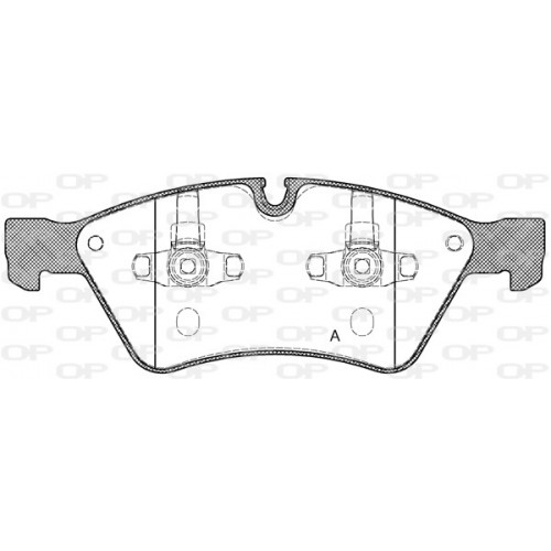 BRAKE PADS OPEN PARTS 1PCS 