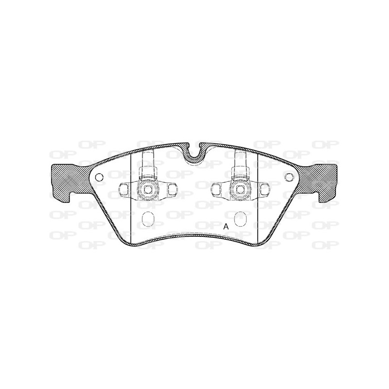 BRAKE PADS OPEN PARTS 1PCS 