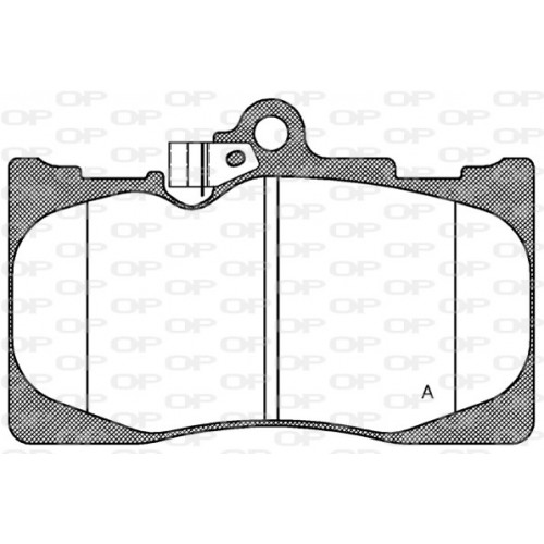 BRAKE PADS OPEN PARTS 1PCS 